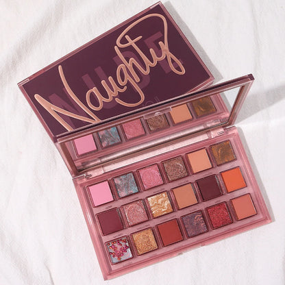 18 Colors Pomegranate seeds Eyeshadow Palette Shimmer Matte Eye Shadow Waterproof Cosmetic Beauty Makeup TSLM2 - Merit Sell