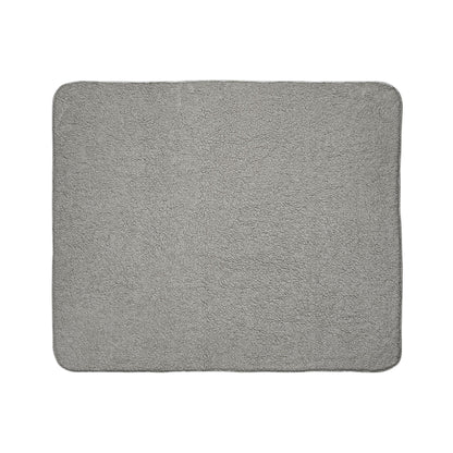 Teddy Bear Sherpa Blanket — "Wrapped in Teddy Love" Plush Fleece Throw for Kids & New Parents