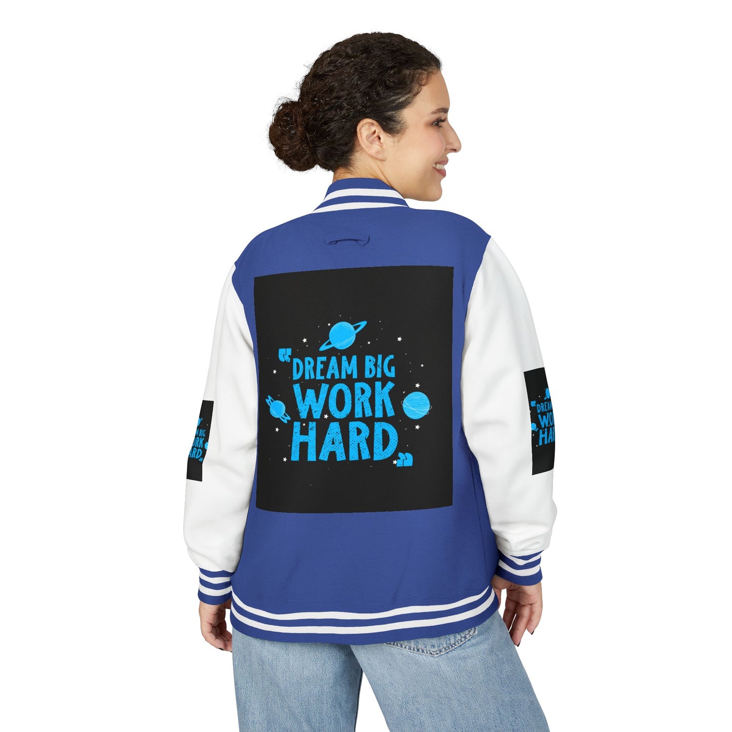 Dream Big Work Hard Letterman Jacket