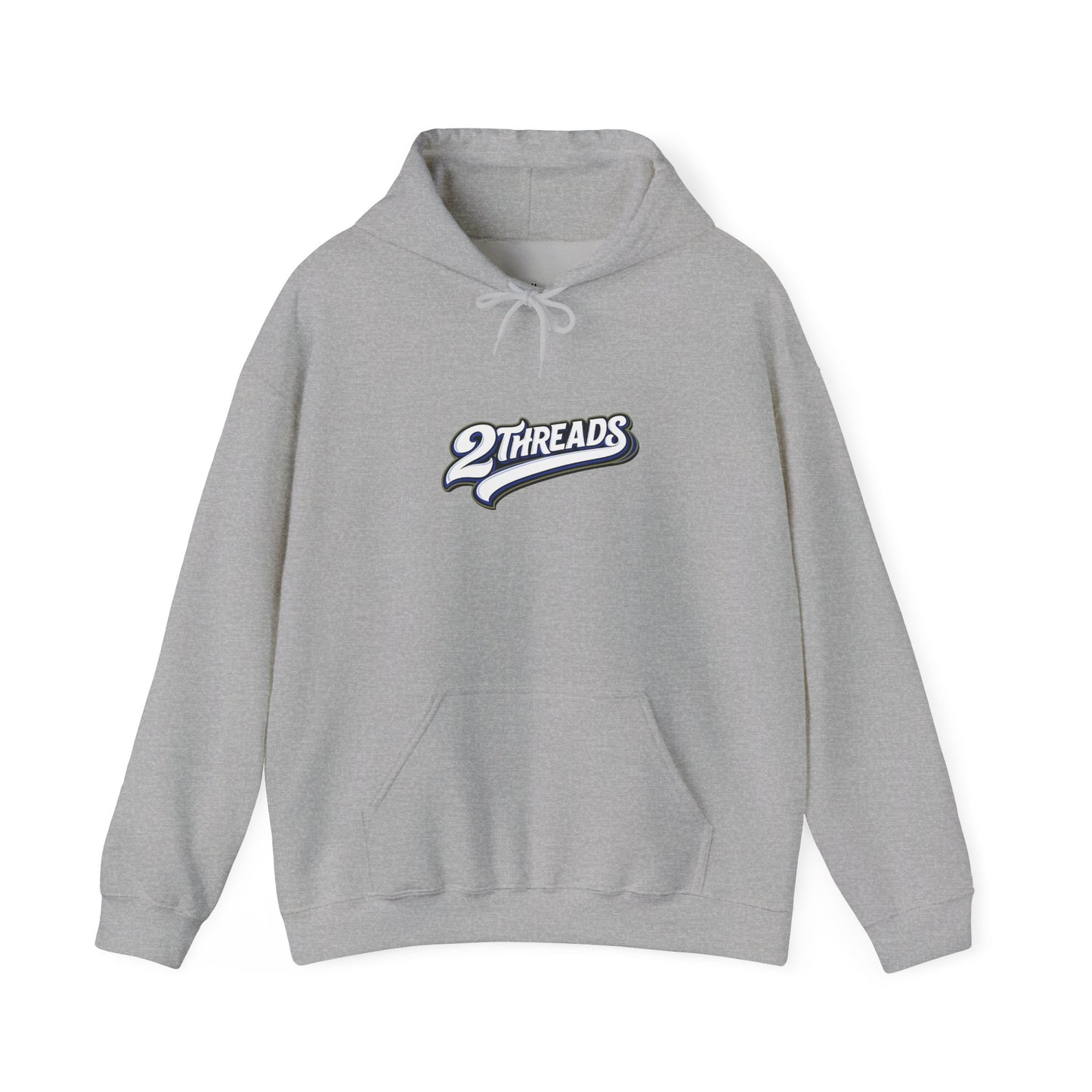Baseball 2Threads Hoodie — Vintage Sport Logo Pullover - Merit Sell