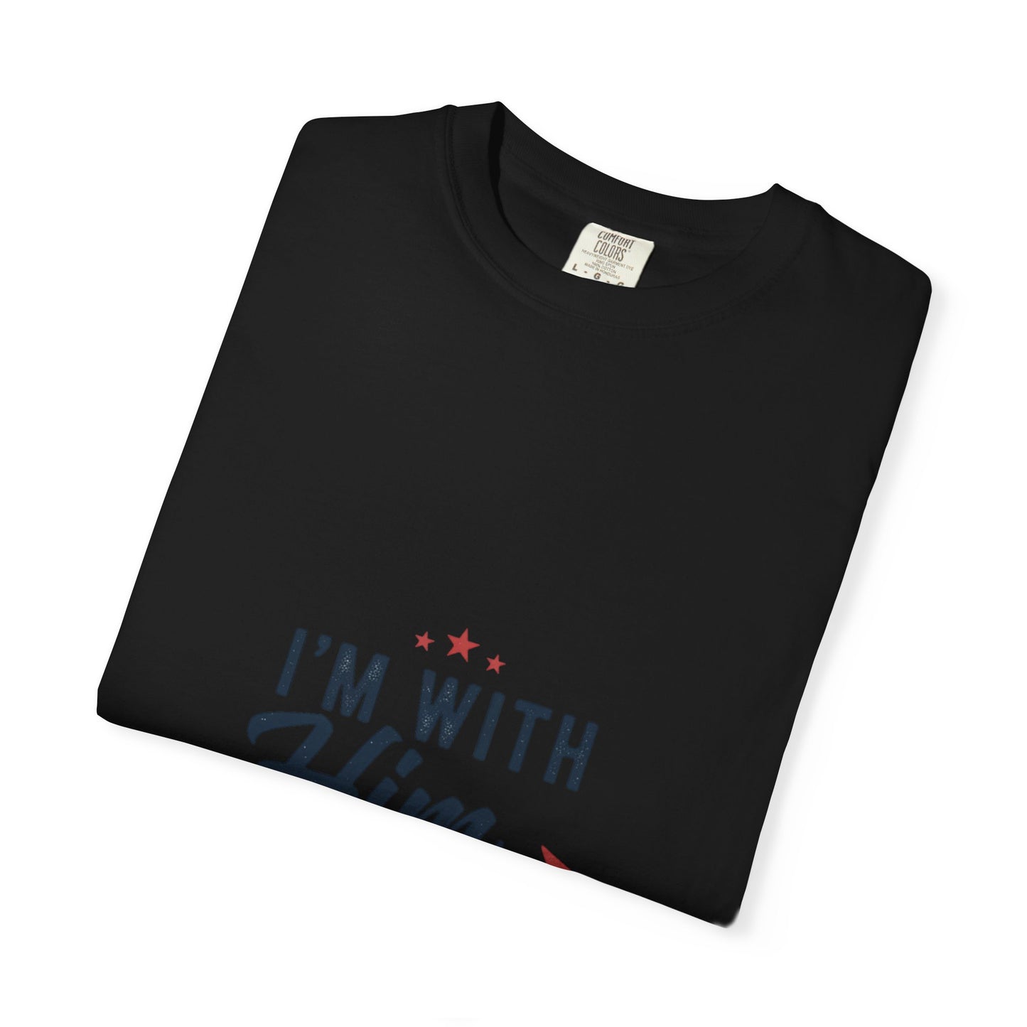 I'm With Him T-Shirt — Patriotic Couple Arrow Graphic Tee