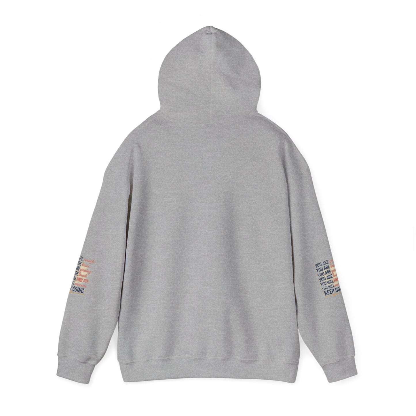 Inspirational 'Keep Going' Hoodie — Positive Affirmation Motivational Sweatshirt