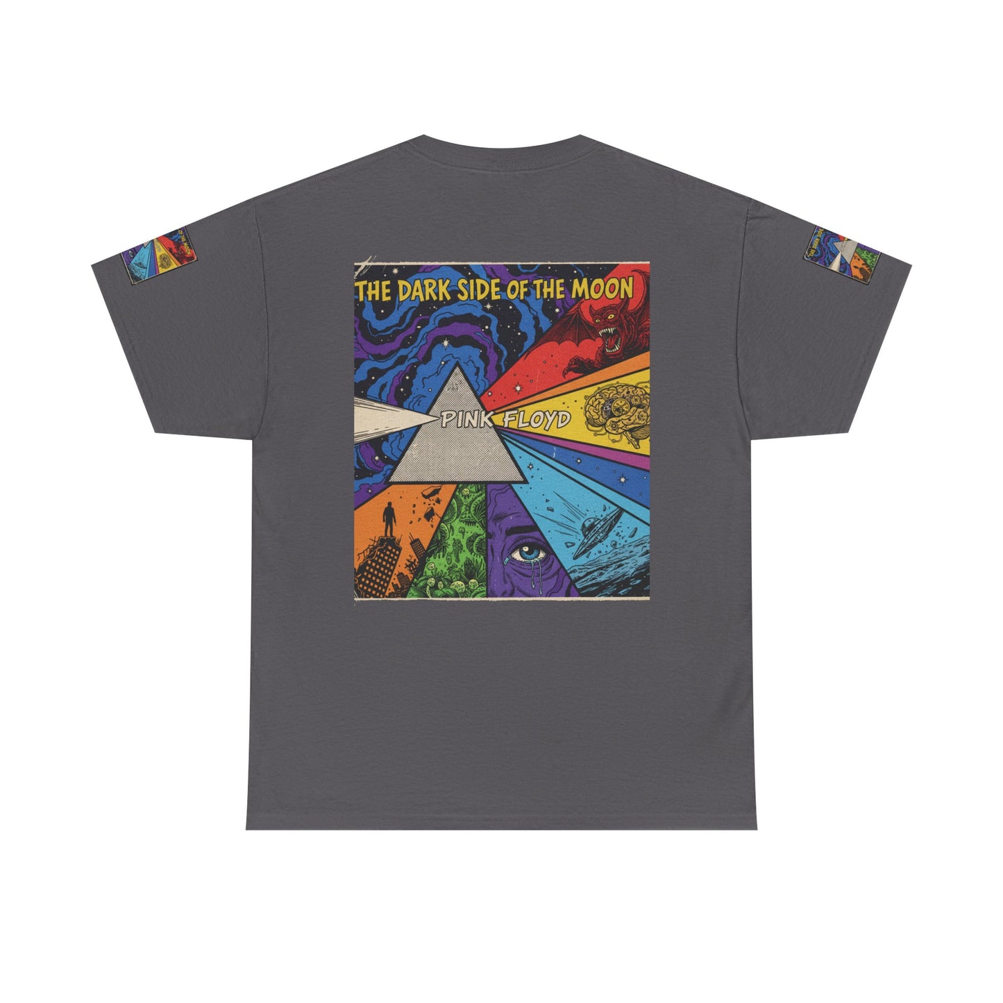 Retro Psychedelic 'The Dark Side of the Moon' Tee