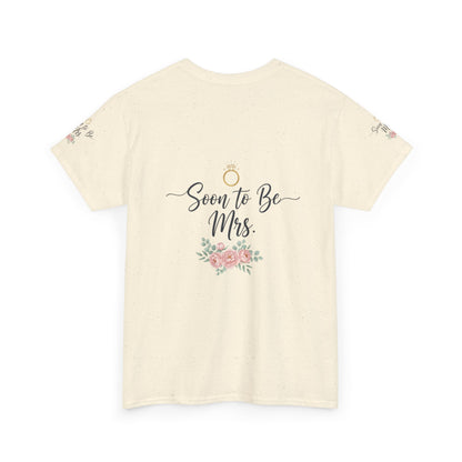 Soon to Be Mrs. Tee — Bridal Engagement Shirt with Floral Ring Design
