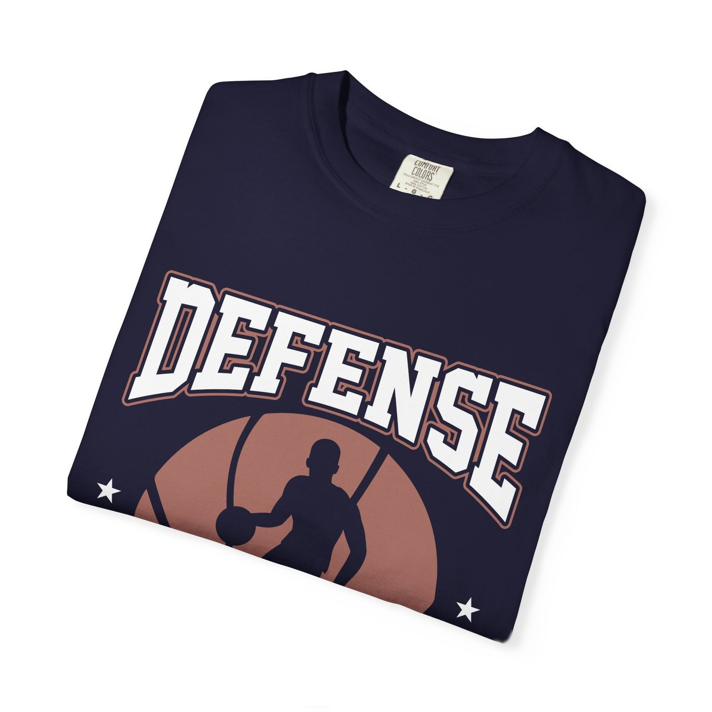 Basketball T-Shirt — "Defense: What's That, Again?" Vintage-Style Athletic Tee - Merit Sell