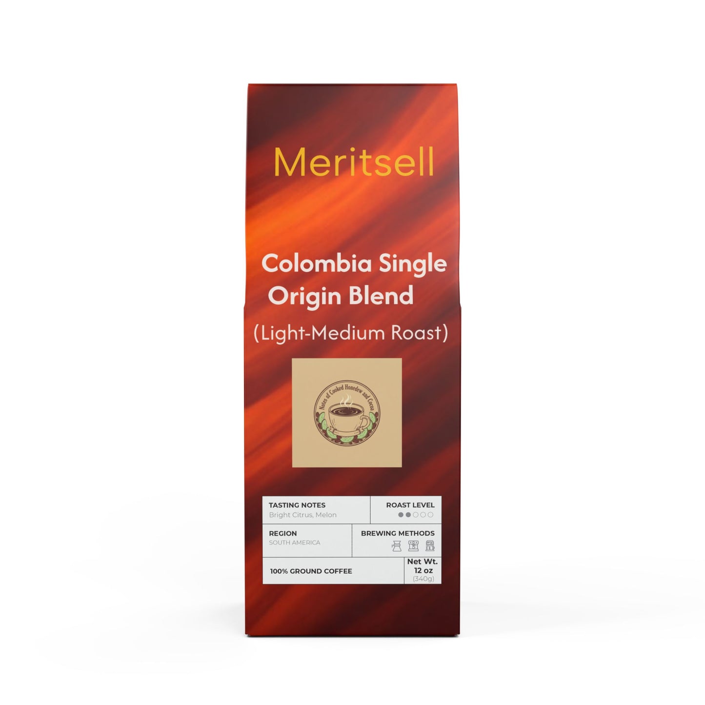 Colombia Single Origin Coffee (Light-Medium Roast)