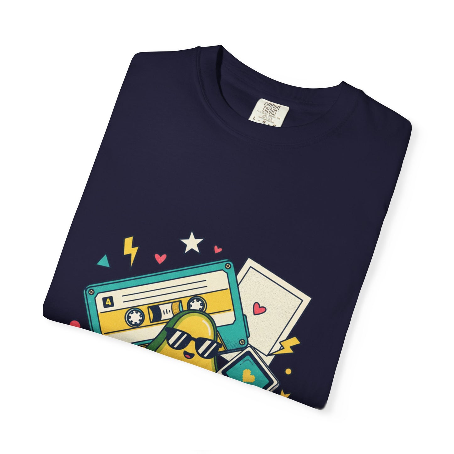 Good Vibes Only T-Shirt — Retro Cassette & Emojis Graphic Tee