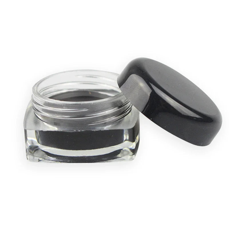 1PC Waterproof Gel Eyeliner Mini Eyeliner Gel Cream With Brush Makeup Cosmetic Black Waterproof Eye Liner Pen - Merit Sell