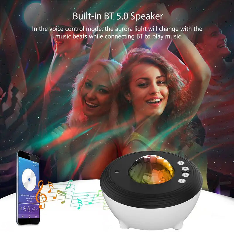 Aurora Galaxy Projector | Bluetooth Enabled