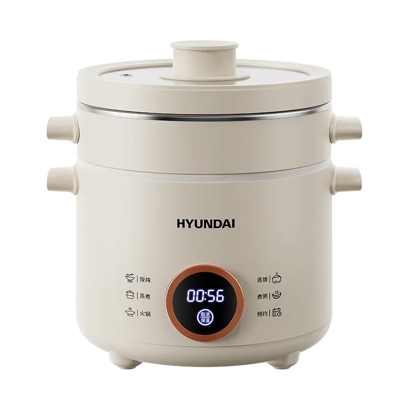 2.0L Rice Cooker Multifunctional Household Porridge Cooking Rice Cooker With Steamer Double Layer Non-Stick Electric Cooker 220V - Merit Sell