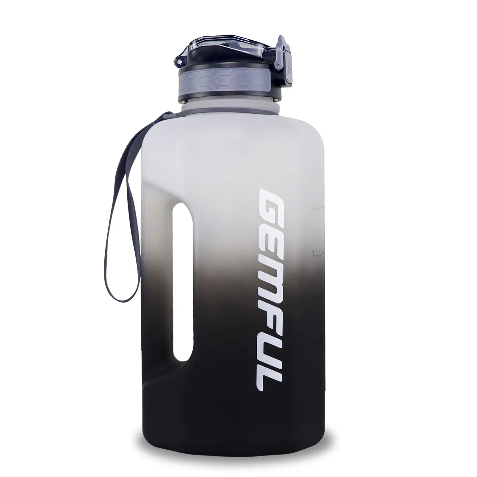 2.2 Liter Water Bottles with Straw Times to Drink Durable Sports Big Jug with Handle Leakproof BPA Free Reusable for Adults - Merit Sell
