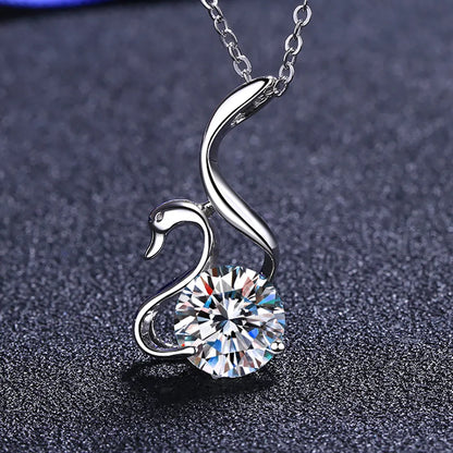 2 Carat Moissanite 925 Sterling Silver Necklace - Merit Sell