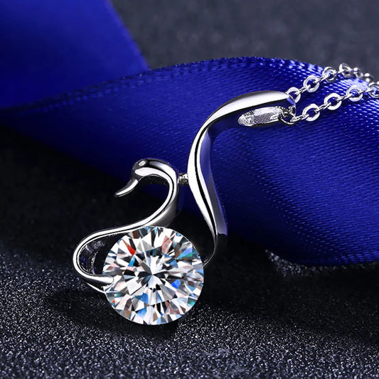 2 Carat Moissanite 925 Sterling Silver Necklace - Merit Sell