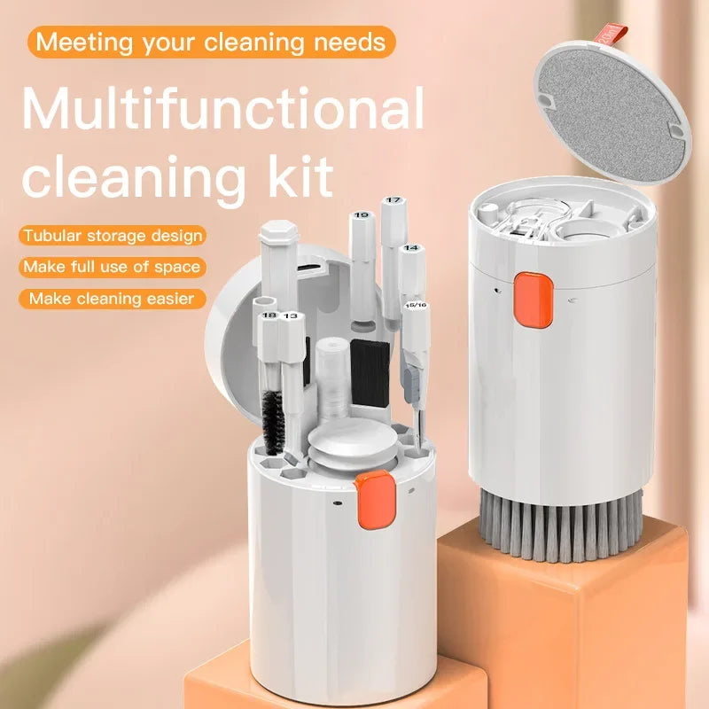 20 in 1 Laptop Keyboard Cleaning Tool Set Digital Camera Headset Mobile Phone Cleaner Kit Earphones Cleaning Pen Keycap Puller - Merit Sell