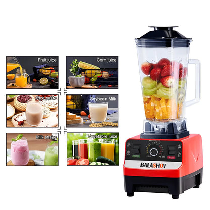 2000W Stationary Blender Heavy Duty Commercial Mixer Ice Smoothies Appliances for Kitchen Professional High Power Food Processor - Merit Sell