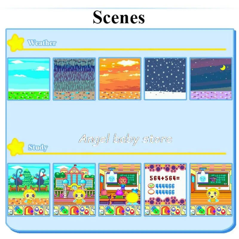 2022 Newest Tamapet Funny Kids Electronic Pets Toys Pet In One Virtual Cyber Pet Interactive Toy Digital HD Screen E-pet - Merit Sell