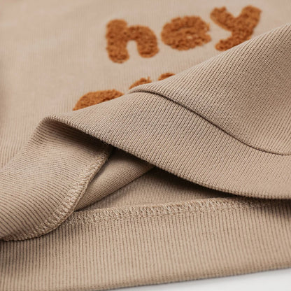 2024 Spring Baby Boys Clothes Cute Organic Cotton Sets Girls Long Sleeve Casual Sweatshirt+Pants 2pcs Kids Clothes Sports Suit - Merit Sell