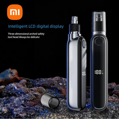 2024 XIAOMI Electric Nose Hair Trimmer Intelligent LED Digital Display With Double-edged Blade Trimmer For Nose MJYB01 - Merit Sell