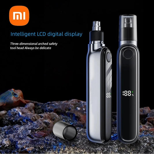 2024 XIAOMI Electric Nose Hair Trimmer Intelligent LED Digital Display With Double-edged Blade Trimmer For Nose MJYB01 - Merit Sell Merit Sell