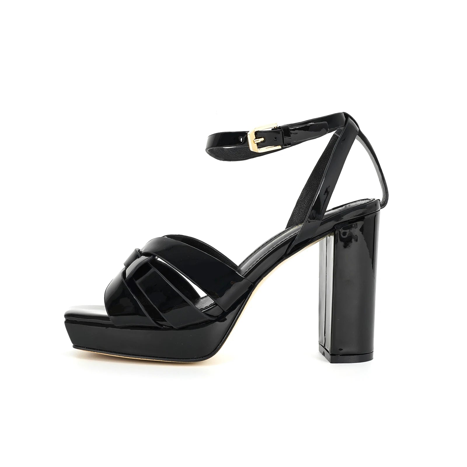 2024Classic Design Women's Sandals Summer Sexy Party High Heels Square Head Bare Toe Anti Slip Banquet Large Women's Shoes 35-42 - Merit Sell