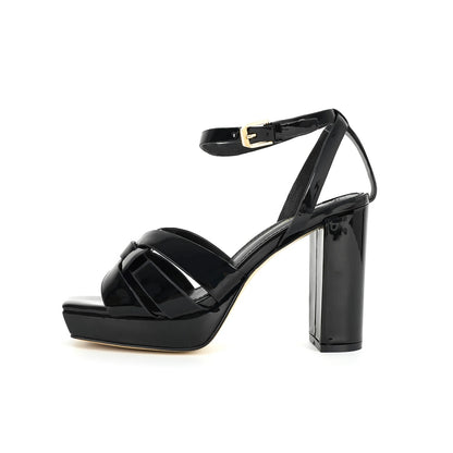 2024Classic Design Women's Sandals Summer Sexy Party High Heels Square Head Bare Toe Anti Slip Banquet Large Women's Shoes 35-42 - Merit Sell