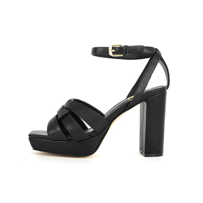 2024Classic Design Women's Sandals Summer Sexy Party High Heels Square Head Bare Toe Anti Slip Banquet Large Women's Shoes 35-42 - Merit Sell