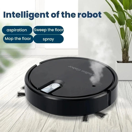 2025 New 5-in-1 Wireless Smart Sweeping Robot Multifunctional Ultra-quiet Vacuum Mopping and Humidifying Home Appliance - Merit Sell