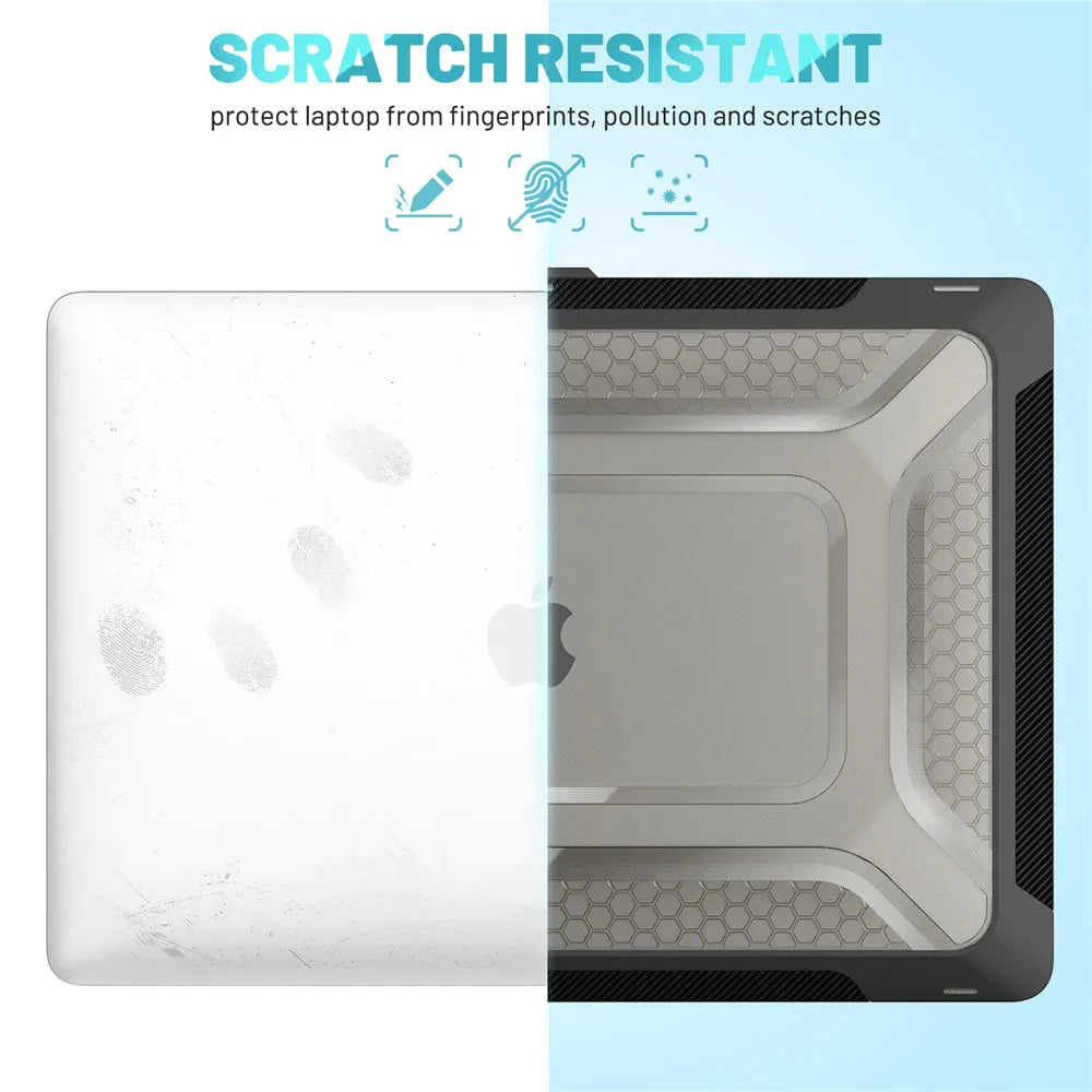 2025 New Laptop Case For Macbook Pro 14 Case M4 For Macbook Air M2 13.6 15 Case Mac Book M1 M3 Chip Pro 16 13 Cover Accessories - Merit Sell