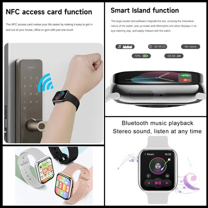 2025 New Series 10 For Apple Watch 10 SmartWatch GPS trajectory tracking NFC Bluetooth Call IP68 Waterproof Smart watch For IOS - Merit Sell