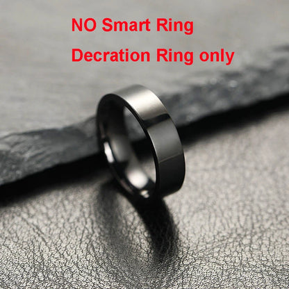 2025 New Smart Ring Heart Rate Blood Pressure Sleep Monitoring Motion Tracking IP68 Waterproof Men Women Smart Ring Holiday Gift - Merit Sell