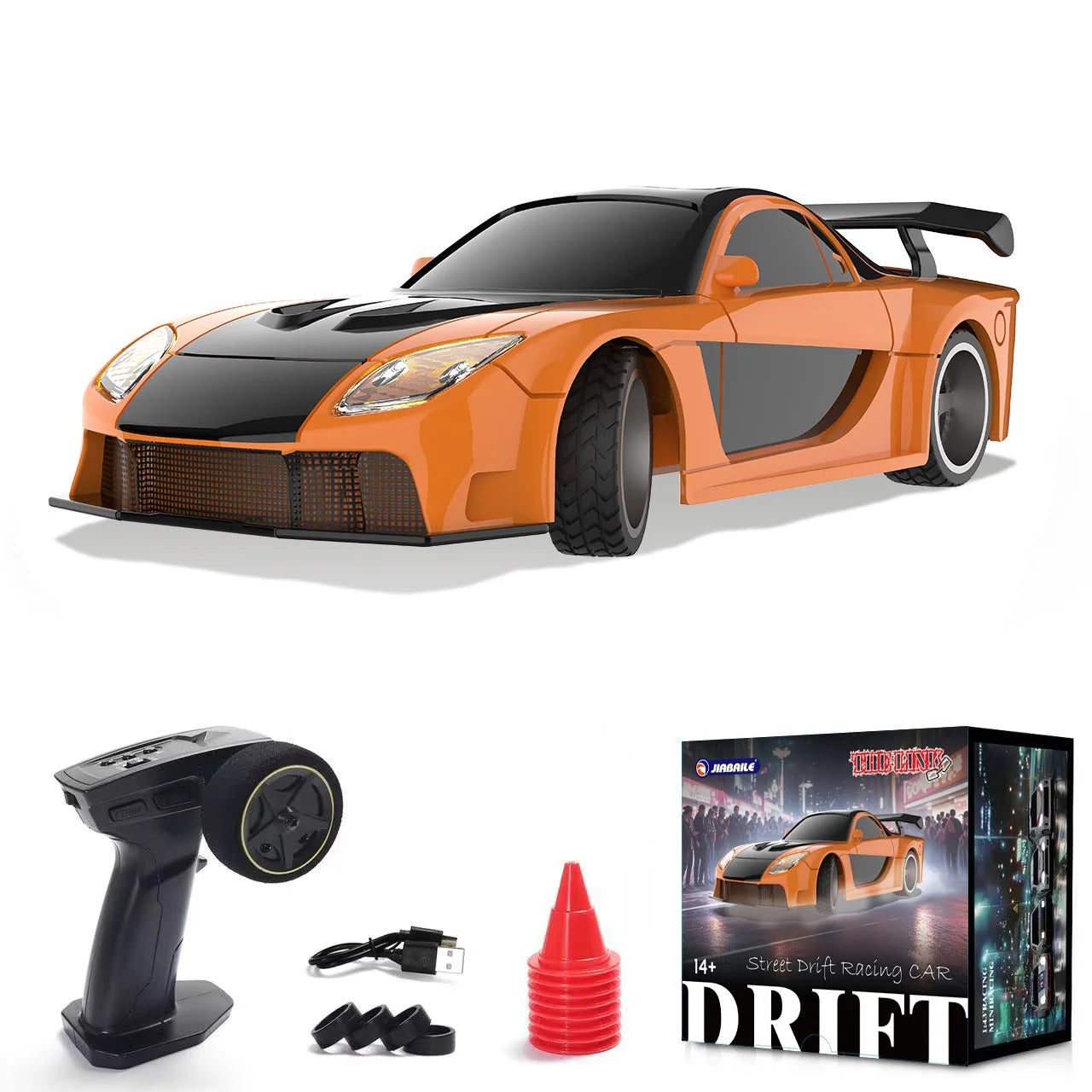 2025 New With Gyroscope Jiabaile 1:43 Mini Four-Wheel Drive Drift Remote Control Car Full-Scale Professional Rc Racing Car - Merit Sell
