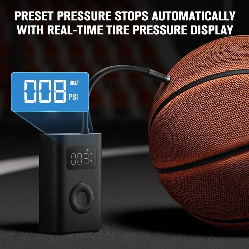 2025 New Xiaomi Mijia Inflatable treasur Air Compressor 2D 2000mAh Portable Inflator Air Pump 2D For Bicycle Car Motorcycle Ball - Merit Sell