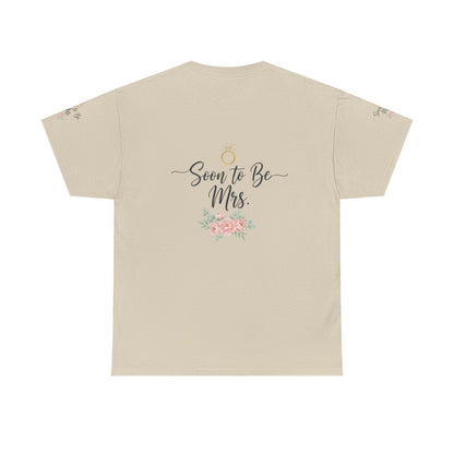 Soon to Be Mrs. Tee — Bridal Engagement Shirt with Floral Ring Design