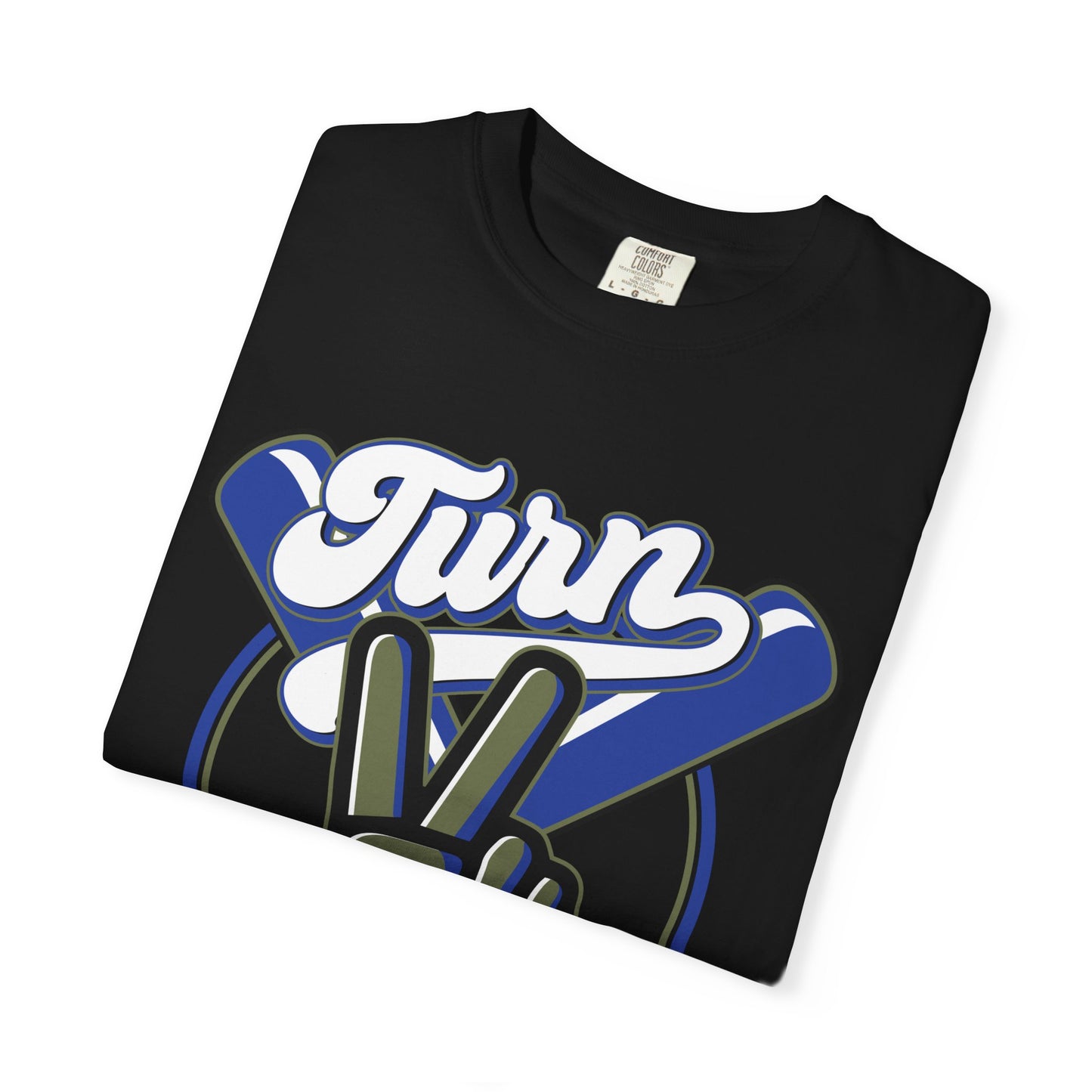 Baseball Peace Sign T-Shirt — "Turn" Graphic Baseball Lifestyle Tee
