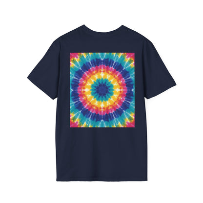 Tie-Dye Mandala T-Shirt — Colorful Retro Festival Tee