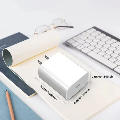 20W Fast Charger For iPhone 13 mini 12 11 pro 14 Pro Max Plus X XR XS USB Type C Fast Charging Charger Cable Accessories - Merit Sell