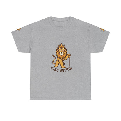 King Within Lion T-Shirt — Crowned Lion Graphic Tee