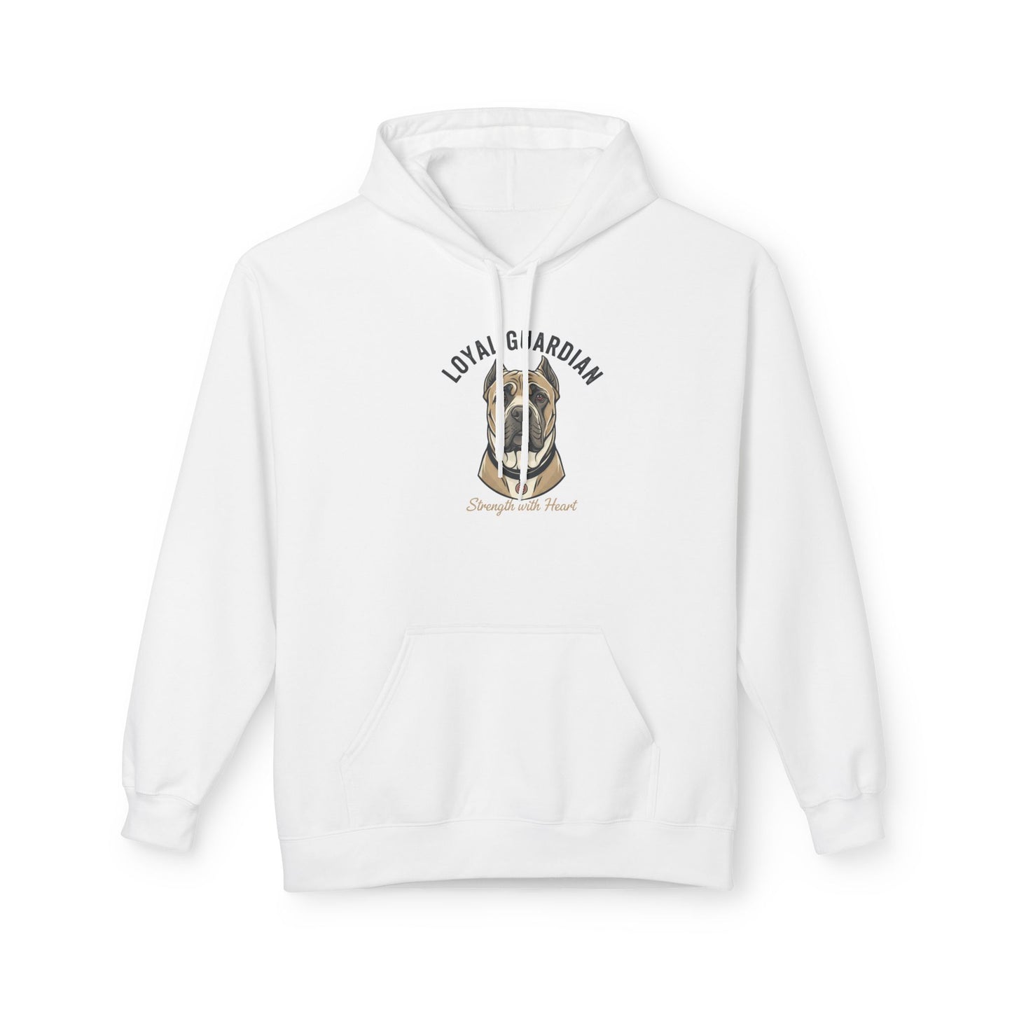 Loyal Guardian Dog Hoodie — "Strength with Heart" Pet Lover Sweatshirt