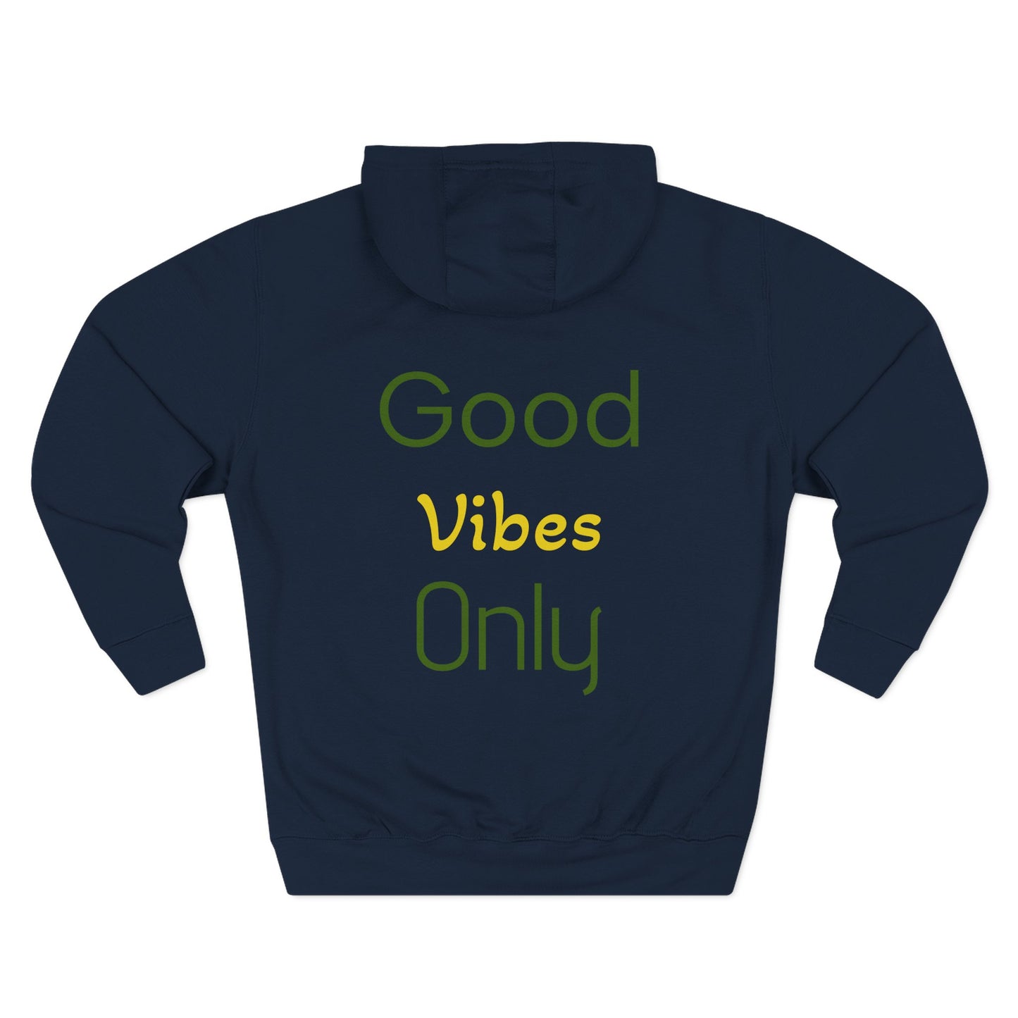 Good Vibes Only Hoodie — Retro Cassette Graphic Fleece Hoodie