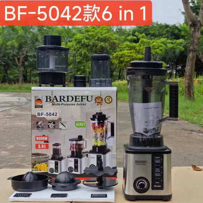 220V- 3L 6 in 1 Blender Stainless Steel Large Capacity Cut Vegetables and Shreds Icebreaker Salad Grinder Meat Grinder Juicer - Merit Sell