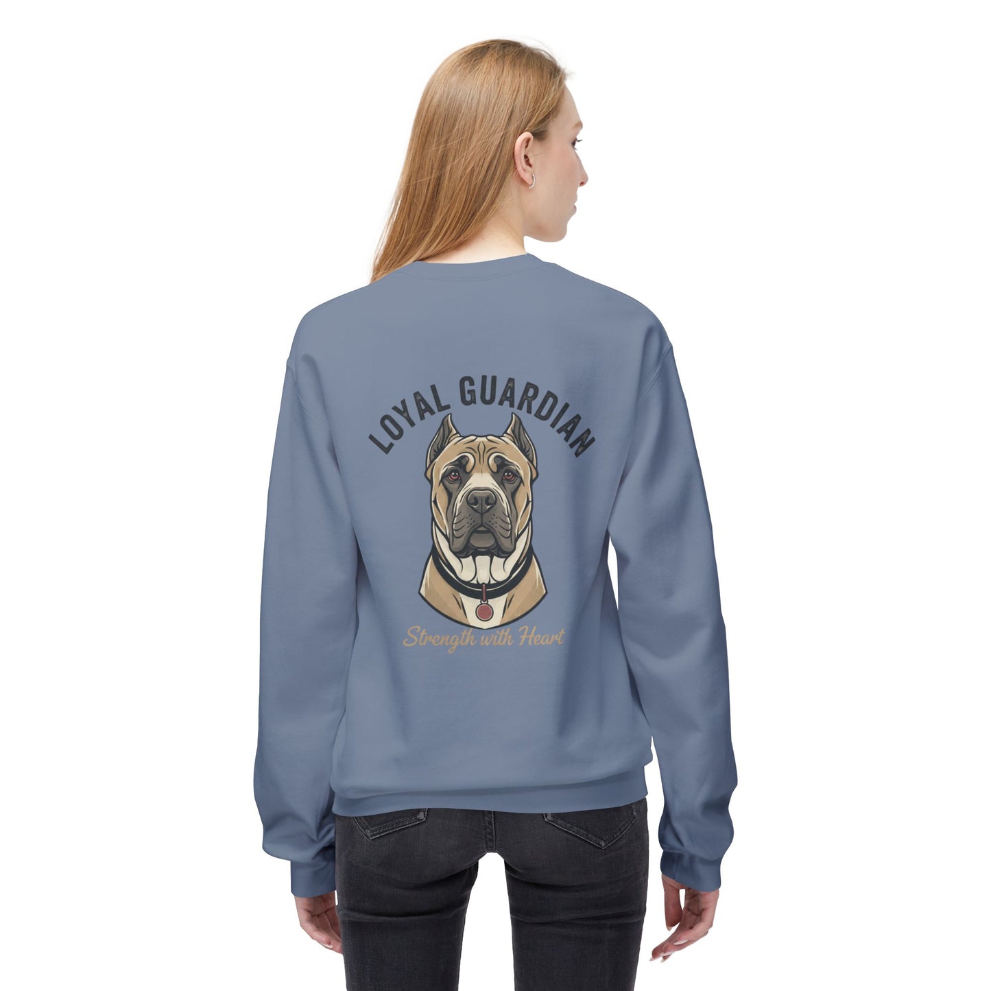 Loyal Guardian Sweatshirt — "Strength with Heart" Dog Crewneck
