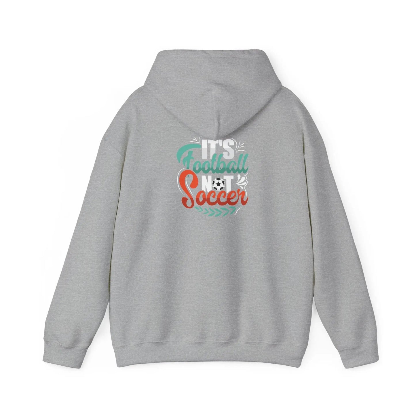 Soccer Football Hoodie — Retro Script 'Football Soccer' Pullover - Merit Sell