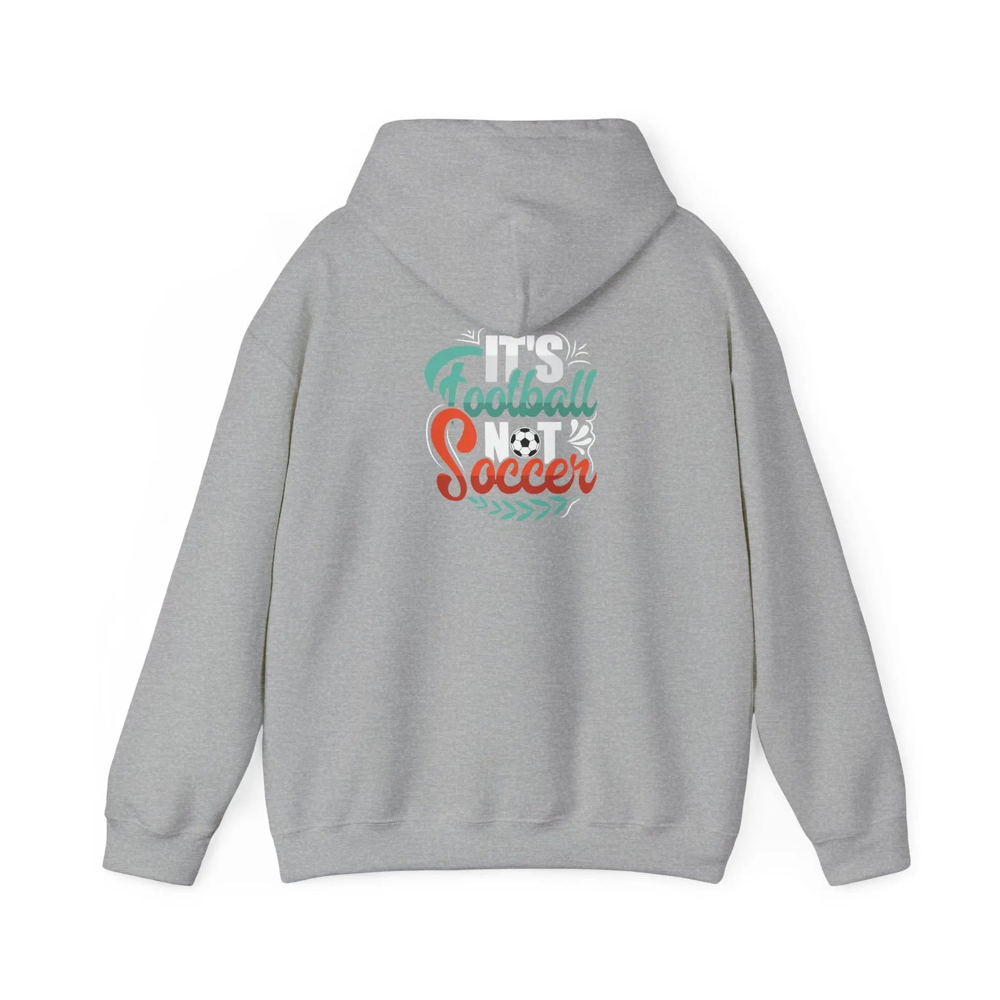 Soccer Football Hoodie — Retro Script 'Football Soccer' Pullover - Merit Sell