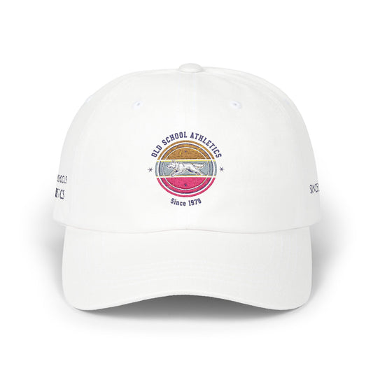 Vintage Sunset Dad Cap — Old School Athletics "Since 1979" Embroidered Hat