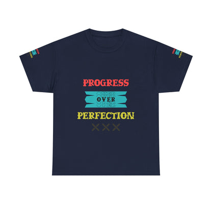 Progress Over Perfection T‑Shirt — Motivational Graphic Tee