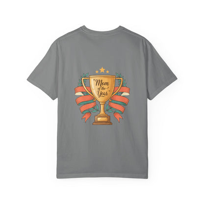 Mom of the Year T-Shirt — Trophy Design Mother's Day Tee
