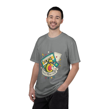 Good Vibes Only T-Shirt — Retro Cassette & Emojis Graphic Tee