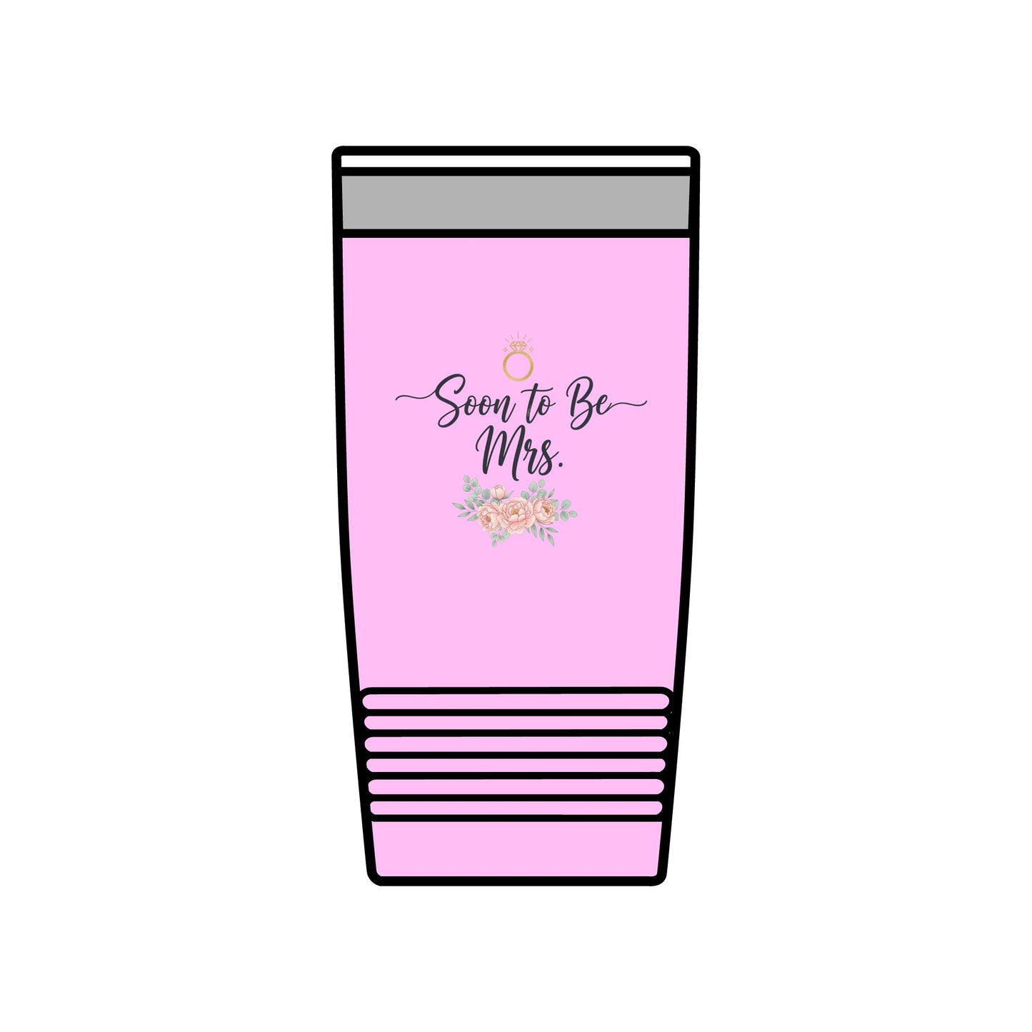 Soon to Be Mrs. 20oz Insulated Tumbler — Bridal Bachelorette Gift