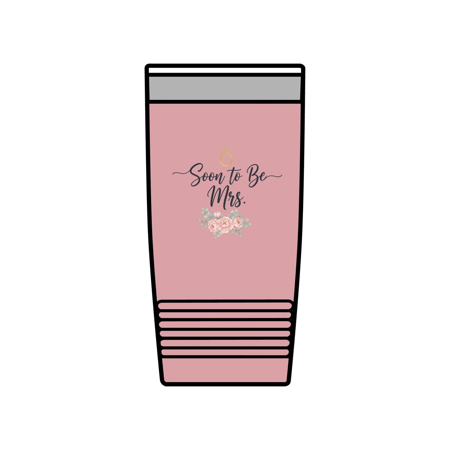 Soon to Be Mrs. 20oz Insulated Tumbler — Bridal Bachelorette Gift