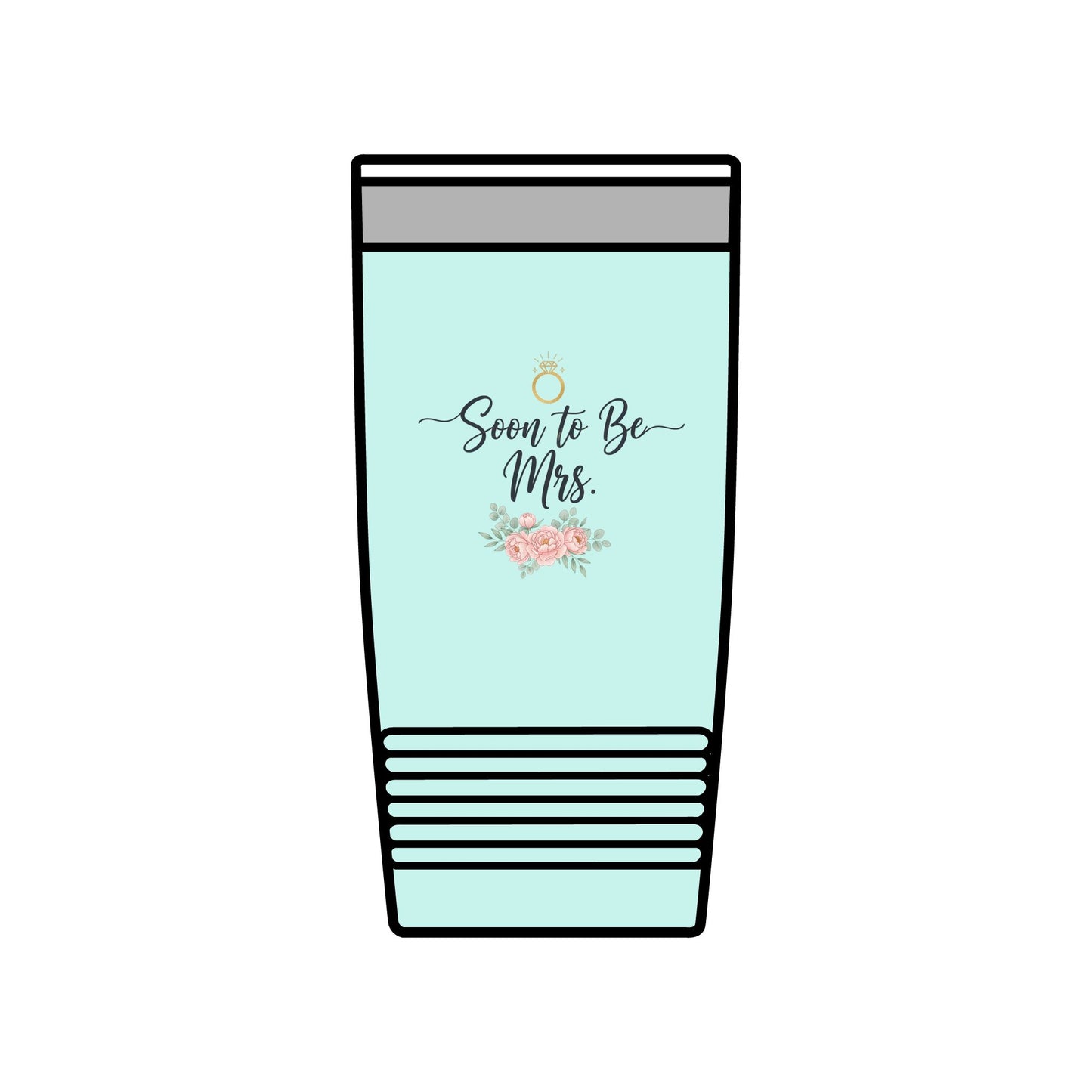 Soon to Be Mrs. 20oz Insulated Tumbler — Bridal Bachelorette Gift